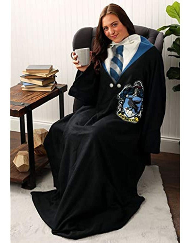 Harry Potter Ravenclaw Rige Manta Suave Con Mangas, 48 ?? X 