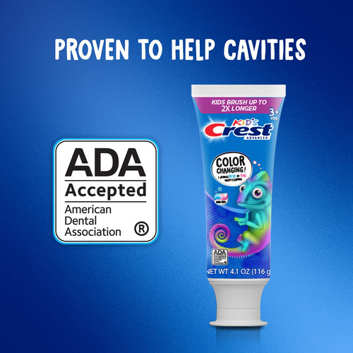 Pasta Dental Avanzada Para Niños Con Flúor, Sabor Chicle 3