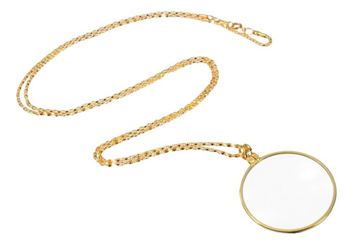 Collar Lupa Colgante Collar Lupa Lupa 5x Lector De Lupa Ópti