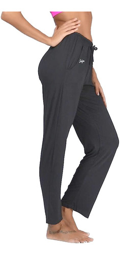 Pantalones Largos De Modal, Comodos, Con Cordon Ajustable, S