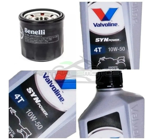 Kit De Servicio Benelli 300 Filtro Hiflo 3 Aceites Sintetico