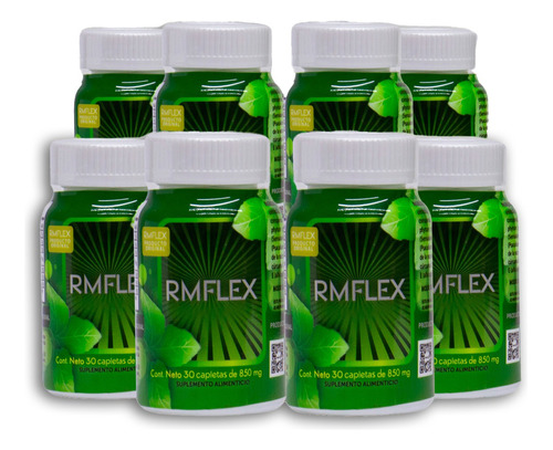 Kit De 8 Frascos De Rm Flex- 30 Tabs