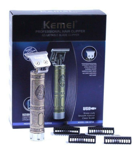 Trimmer Kemei Profissional Km-1974a