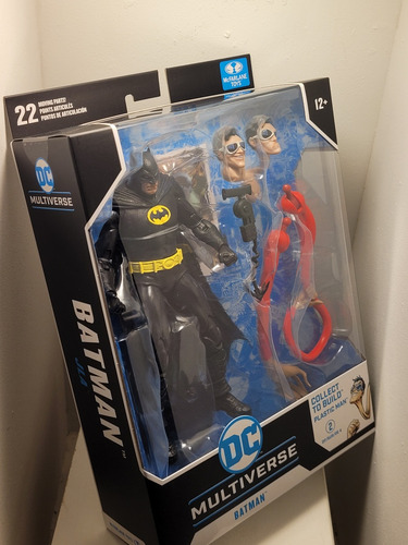 Batman- Jla- Dc Multiverse- ( Collect To Build Plastic Man) (Usado)