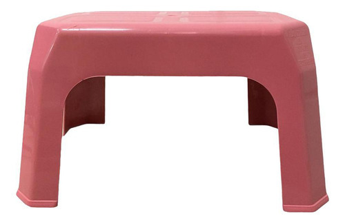 Banqueta Infantil Pequena Até 30kg 15x28cm Rosa Arqplast