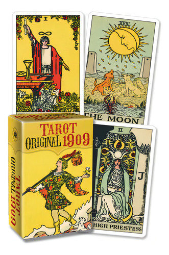 Tarot Original 1909, de Arthut Edward Waite / Pamela Colman Smith. Editorial Lo Scarebeo, tapa dura en inglés, 2020