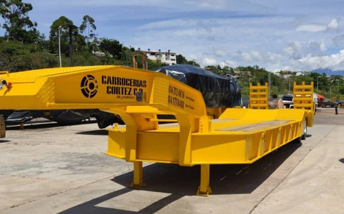 Semi Remolque Low Boy Cama Baja Dos Ejes