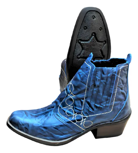 Bota salto cheap alto masculina