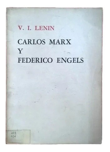 V L Lenin Carlos Marx Y Federico Engels E6