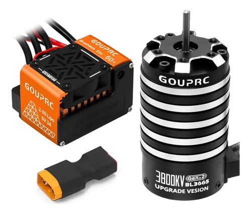 Gouprc Bl3655 3800kv Eje De Motor Sin Escobillas 3,175 Mm De