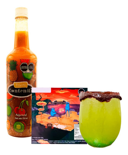 Tíbiri Contenti Kit Bebida Pulpa Mango+2 Escarchados.