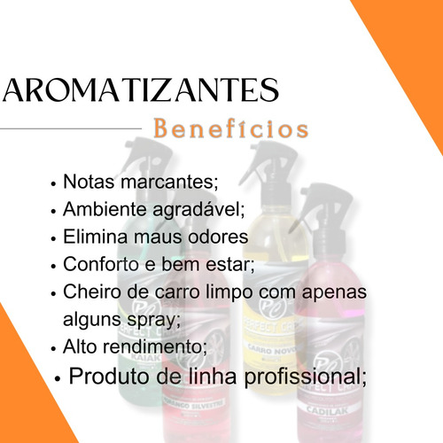 Cheirinho Aromatizante Automotivo Alto Rendimento 500ml Fragancia Kaiak
