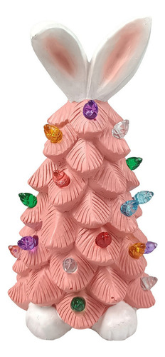 Qipai Decoración De Pascua Con Forma De Conejito Para