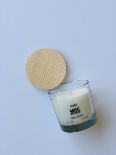 Imagen 4 de 5 de Vela De Soja Aromatizada Con Citronela Mos Nuevo Gtia