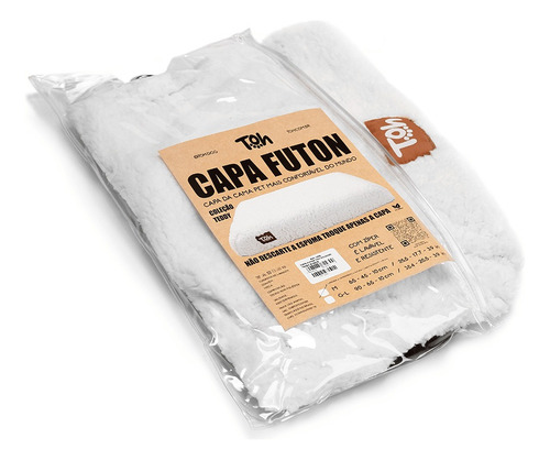 Capa De Cama Pet Pelúcia Cachorro Gato Teddy Futon Toh M Cor Neve