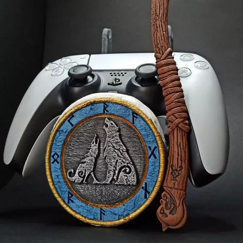 Suporte para Controle PS5 PS4 Xbox God Of War Ragnarok Lança