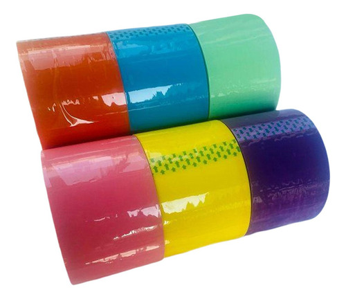 6pcs Fita Bola Pegajosa Engraçada, Fita Criativa Diy De