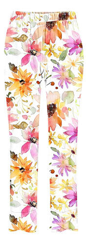 Capris Estampados A La Moda Con Estampado De Estampado De Es