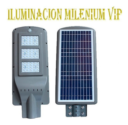 Lampara Reflector Solar Led 60w Para Poste Alumbrado Publico