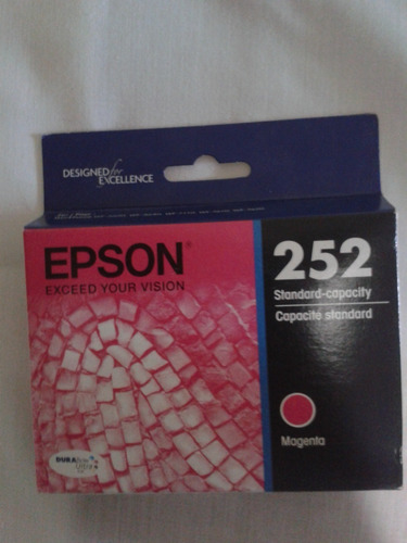 Cartucho Epson 252 Negro Amarillo Magenta Azul