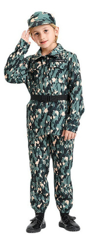 Traje De Camuflaje De Soldado For Niños 1