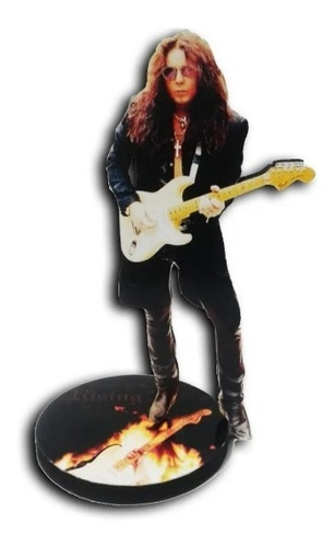 Yngwie Malmsteen Figuras Adornos 2d 22cm Con Base Unicas