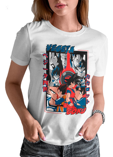 Blusa / Playera Dragon Ball Z Goku & Vegeta Anime #115