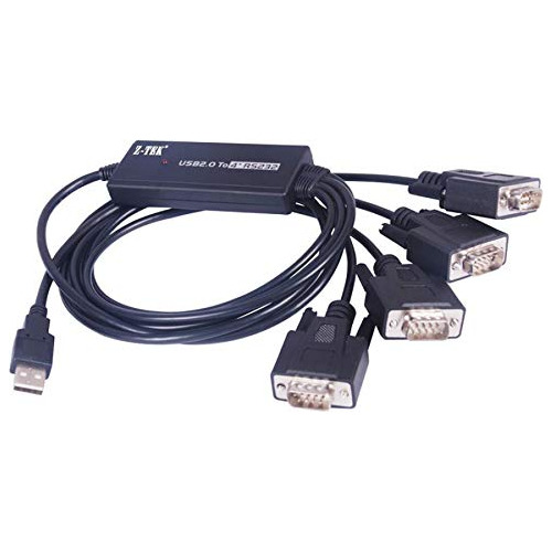 Cable Adaptador Ftdi Chip 4 Puerto Usb Serie Rs232 Db9