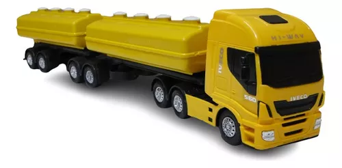 Iveco Tanque Amarelo Zero Km Bitrem Brinquedo Hi S Way