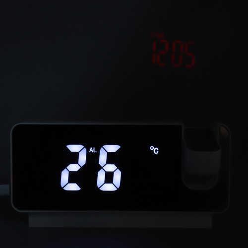Reloj Despertador Multifunción De Digital Led Con Proyeccion
