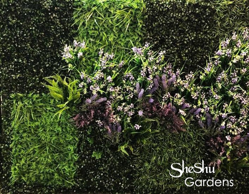 Imagen 6 de 8 de Jardin Vertical Artificial Panel Cesped Pack X 10 - Full