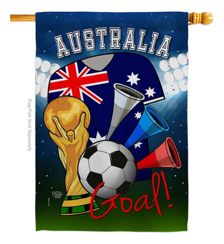 Bandera De La Copa Del Mundo De Australia Para Casa De Fútbo