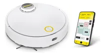 Comprar Robô Aspirador de Pó Kärcher RCV 3 com Mapeamento Inteligente Aspira + Passa Pano Controle via Aplicativo Autonomia de 120 min Navegação a Laser LiDAR e Sensor 360° - Bivolt.