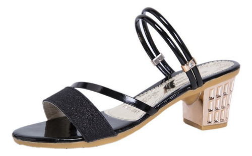 Zapato De Tacón Premium Moda Sandalias Elegantes Para Mujer