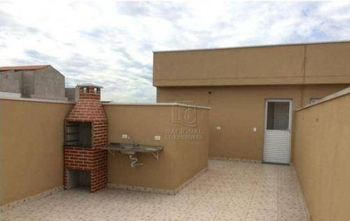 Cobertura Com 2 Dormitórios À Venda, 100 M² Por R$ 300.000,00 - Jardim Ana Maria - Santo André/sp - Co5368