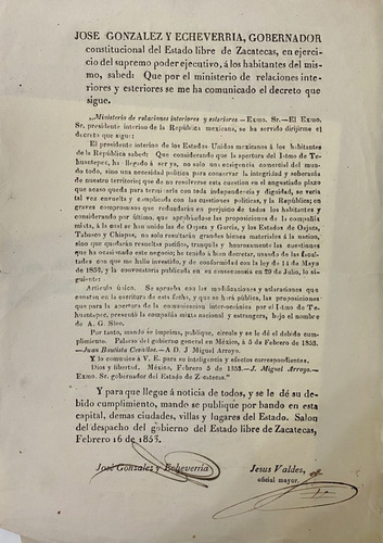 Documento 1848 Reapertura Puerto De Manzanillo, Colima 
