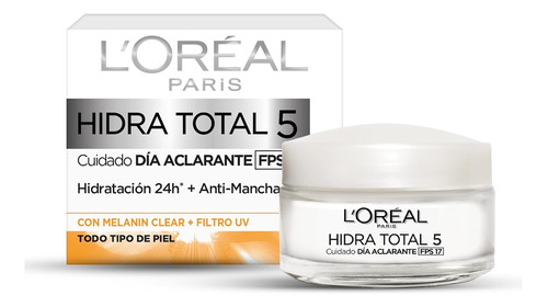 Crema Hidratante Aclarante Antimanchas Hidra Total 5 L'oréal