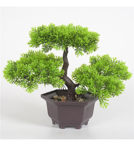 , Planta Artificial Bonsai Realista Hermoso Bonsai Para El ,