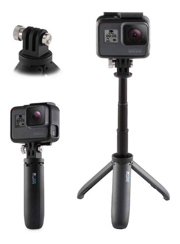 Imagen 1 de 7 de Baston Tripode Shorty Gopro Extensible Afttm-001 Original