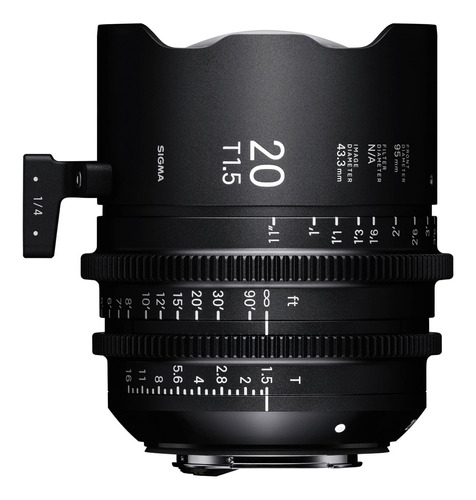 Sigma 20mm T1.5 Fully Luminous Ff High-speed Prime (sony E,
