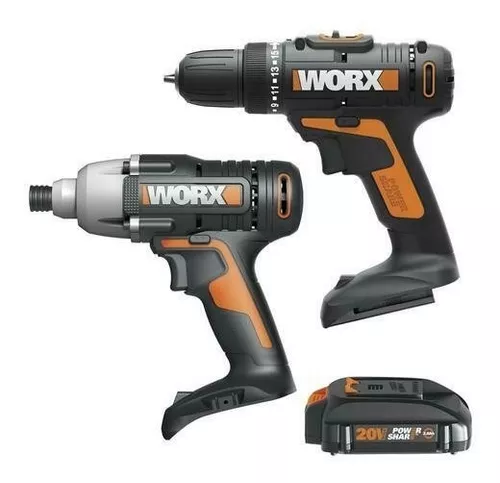 Kit Taladros Worx 20v