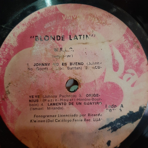 Sin Tapa Disco W.r.l.c. Blonde Latin Bi0