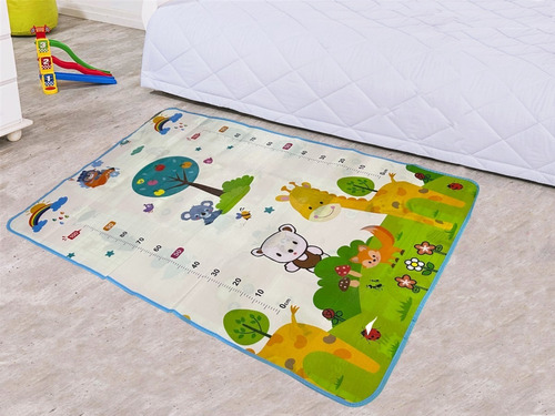 Tapete 180x120cm Térmico Tatame Infantil Educativo Para Bebê Cor Menina