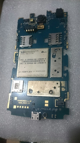 Placa Mae LG H222tv Usado Com Defeito Retirada De Componente