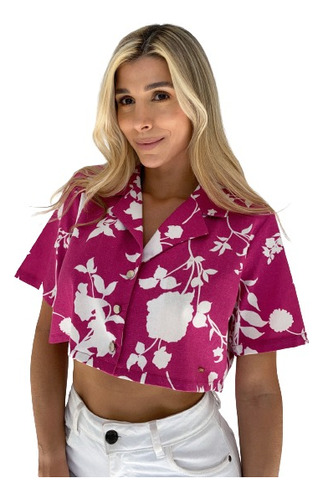 Camisera Corta Oversize Estampada ( Alb105)