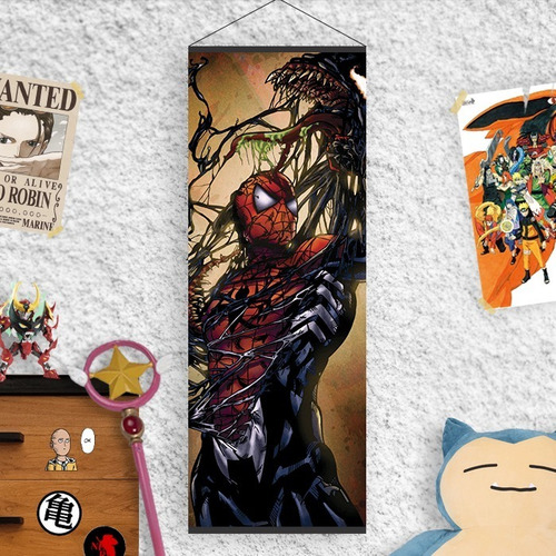 Imagen 3 de 7 de Lona De Spiderman Venom O Mary Jane - Animeras