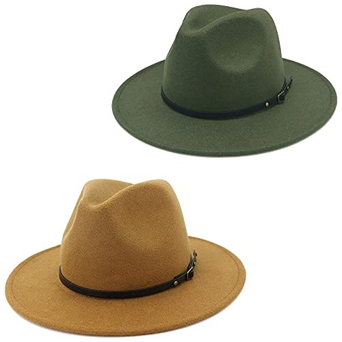 Gorros Sombreros Y Boinas Clásicos De Lana Verde Talla Única