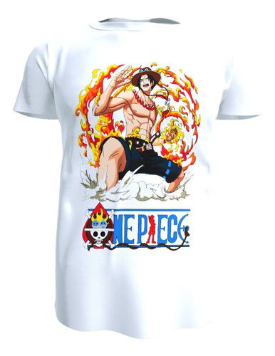 Polera Diseño One Piece, Poliester Tacto Algodón