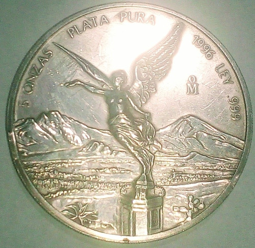 Moneda / Medalla Mexico 5 Onzas Plata 999