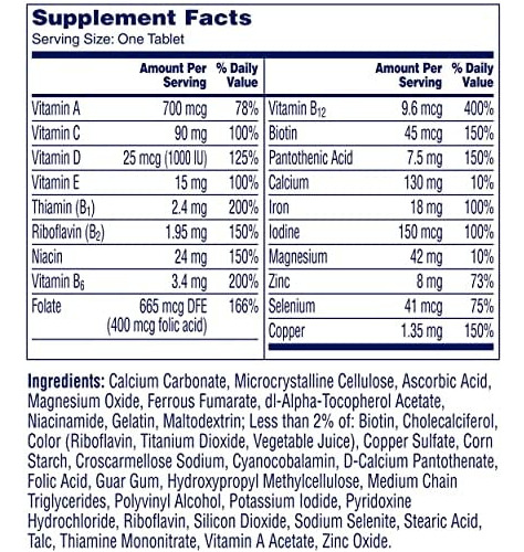 One A Day Womens Complete Daily Multivitamínico Com Vitamina
